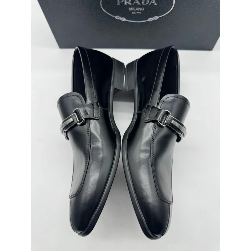 Prada spazzolato leather